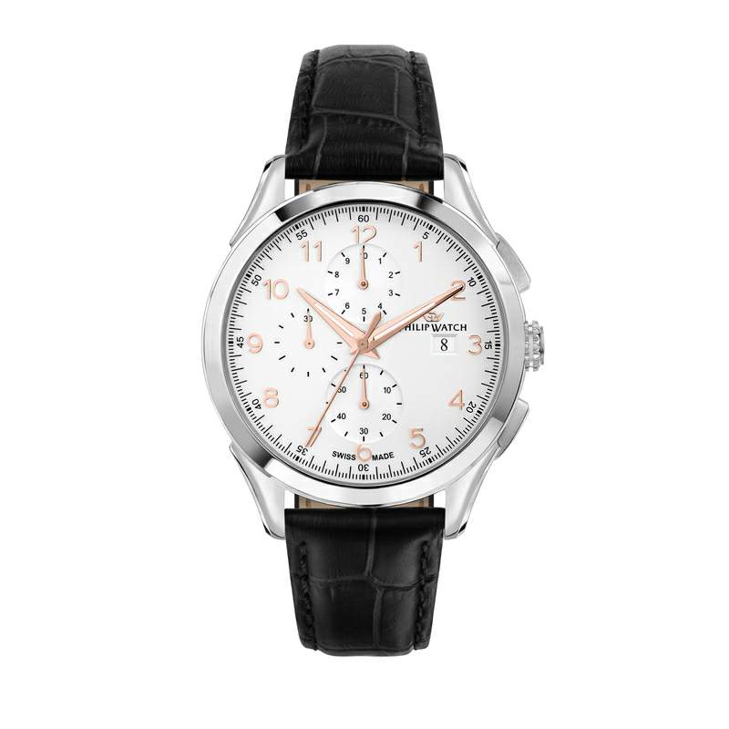 Ceas Barbati Philip Watch R8271217002 Swiss Made cronograf 41mm